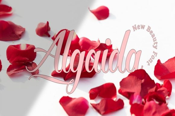 Algaida: A Modern Script Font for Editorial Design