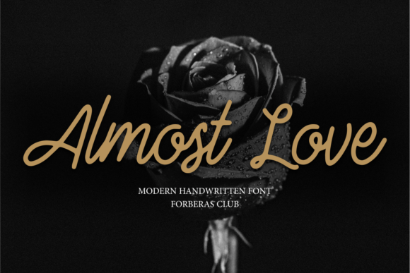 Almost Love Font: Elegant Script for Digital Marketing