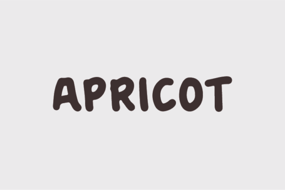 Apricot: A Handwritten Font for Business Style