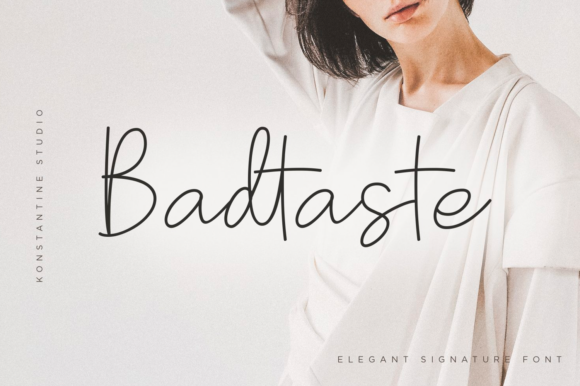 Badtaste: A Graceful Script Font
