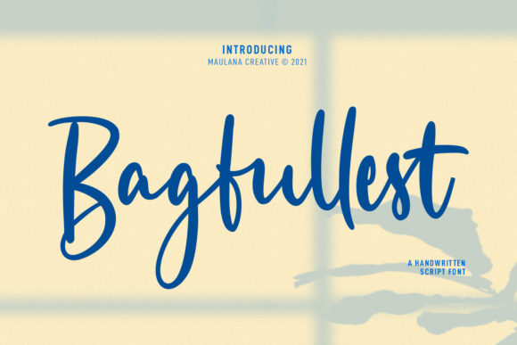 Bagfullest: A Playful Font for Polished Branding