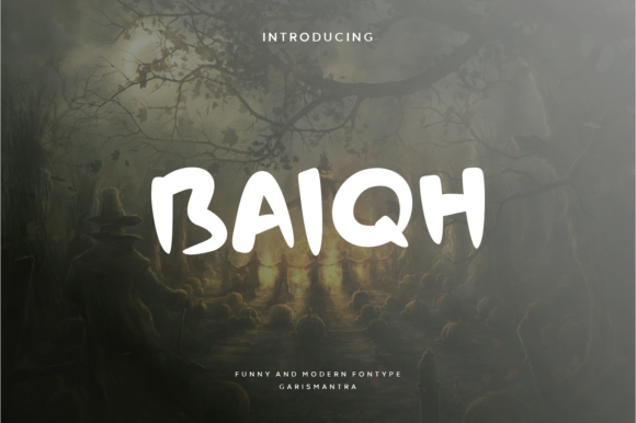 Baiqh: A Spooky Yet Fun Script Font