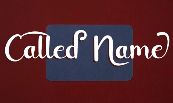 Called Name Font for Web Design
