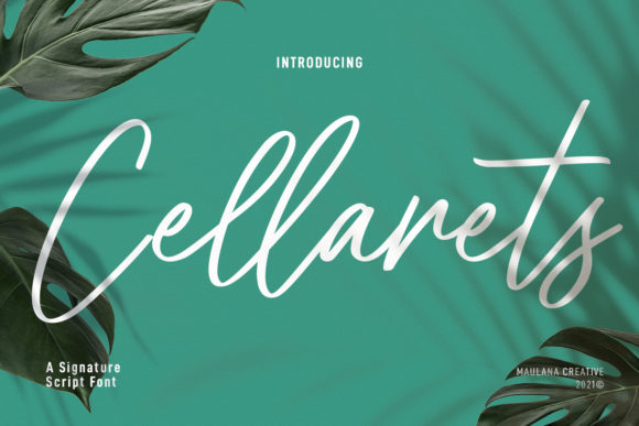 Cellarets Signature: A Friendly Font for Creative Projects