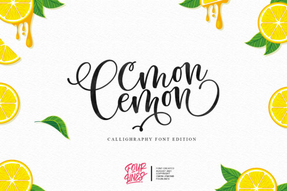 Cmon Lemon Font for Web Design