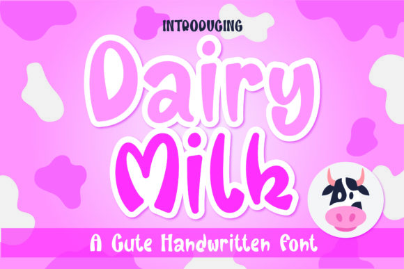 Dairy Milk: A Bouncy Handwritten Font