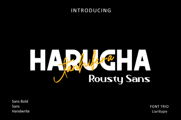 Harugha Jhanifera Font for Creative Projects