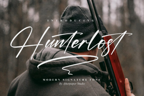 Hunterlost Font: Elegant Script for Crafters