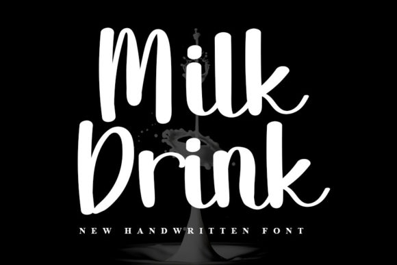 Milk Drink Font for Professional Branding