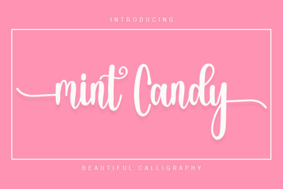 Mint Candy: A Delicate Script Font