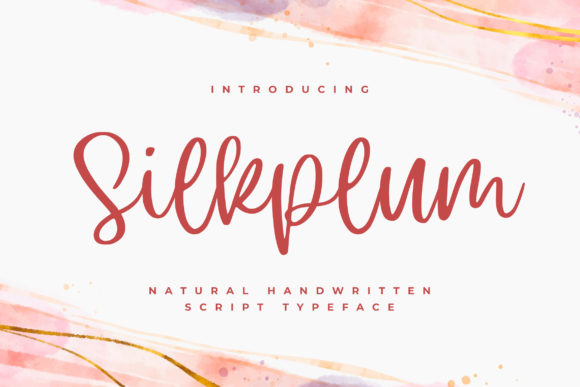 Silkplum: A Playful Script Font