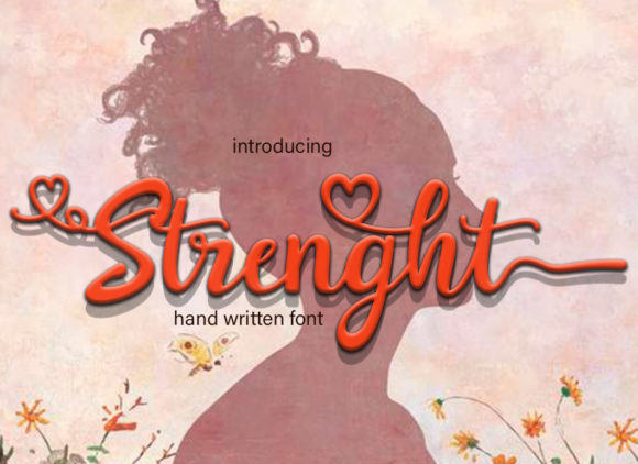 Strenght: A Script Font for Web Design